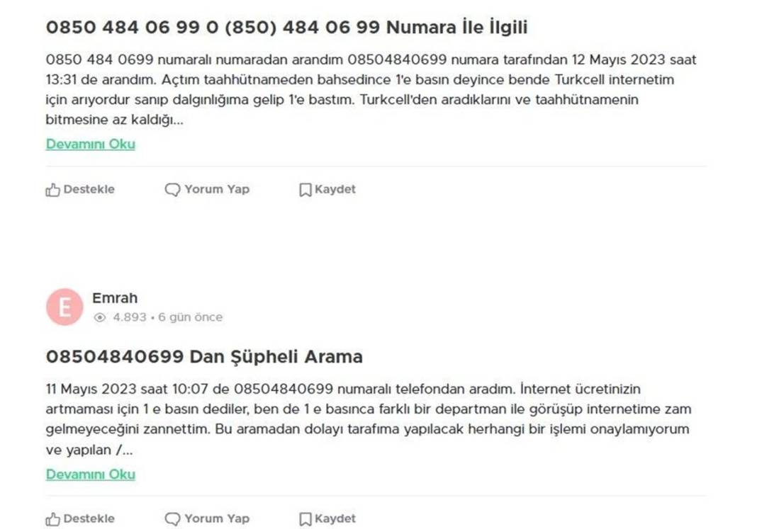 Bu numaralara dikkat: Dolandırılabilirsiniz! Spam yapan 0850 no'lu numaralar yayınlandı, hemen engelleyin 18